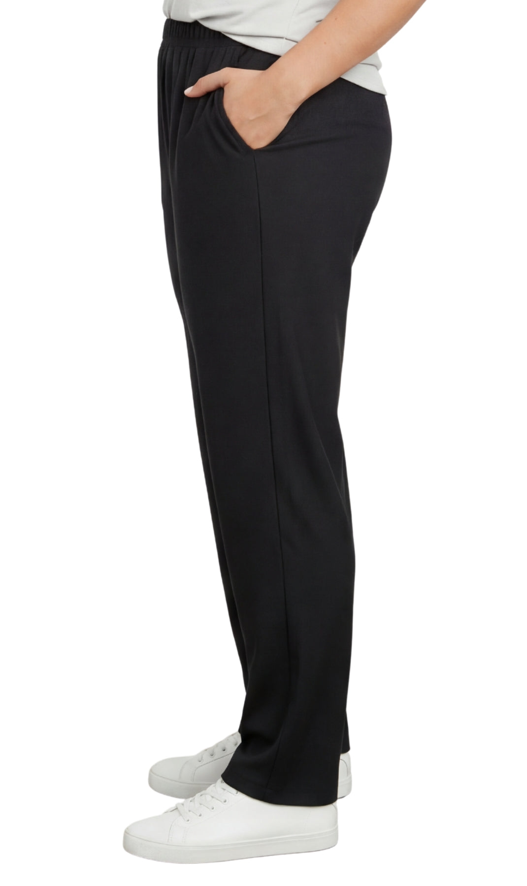 Women's Lightweight Pull-On Denim Jeans with Elastic Waist – Relaxed Fit Stretch Jeans for Casual Everyday Wear 12