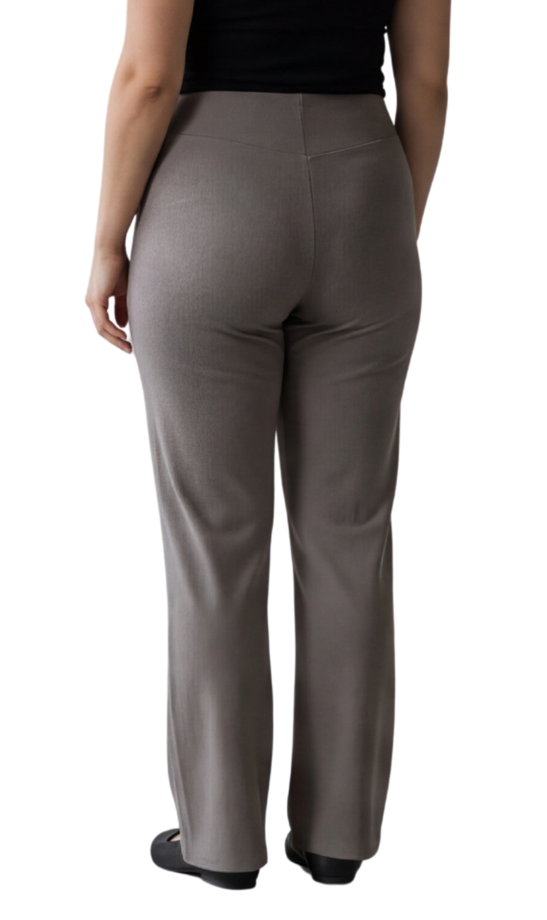 Women's Pull-on Cotton Stretch Bootcut Flare Leggings with a Crossover waistband 13