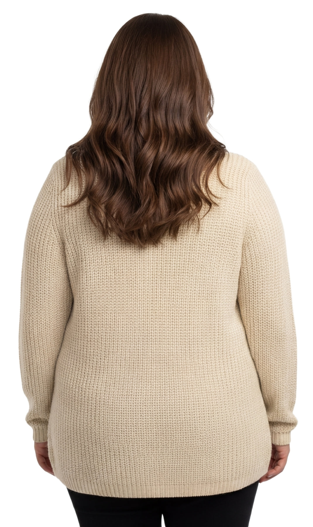 Women's Chic Henley Shaker-Knit Sweater for Women - Casual Long-Sleeve in Durable 100% Acrylic with 3-Button Placket 5