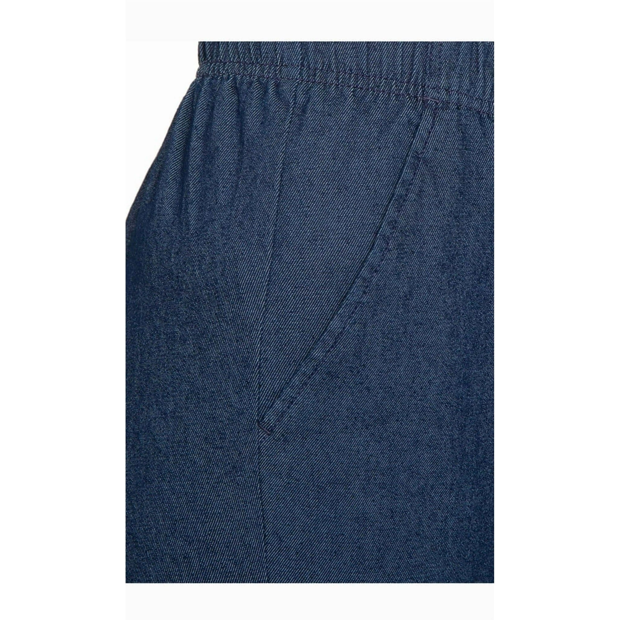 Women's Lightweight Pull-On Denim Jeans with Elastic Waist 9