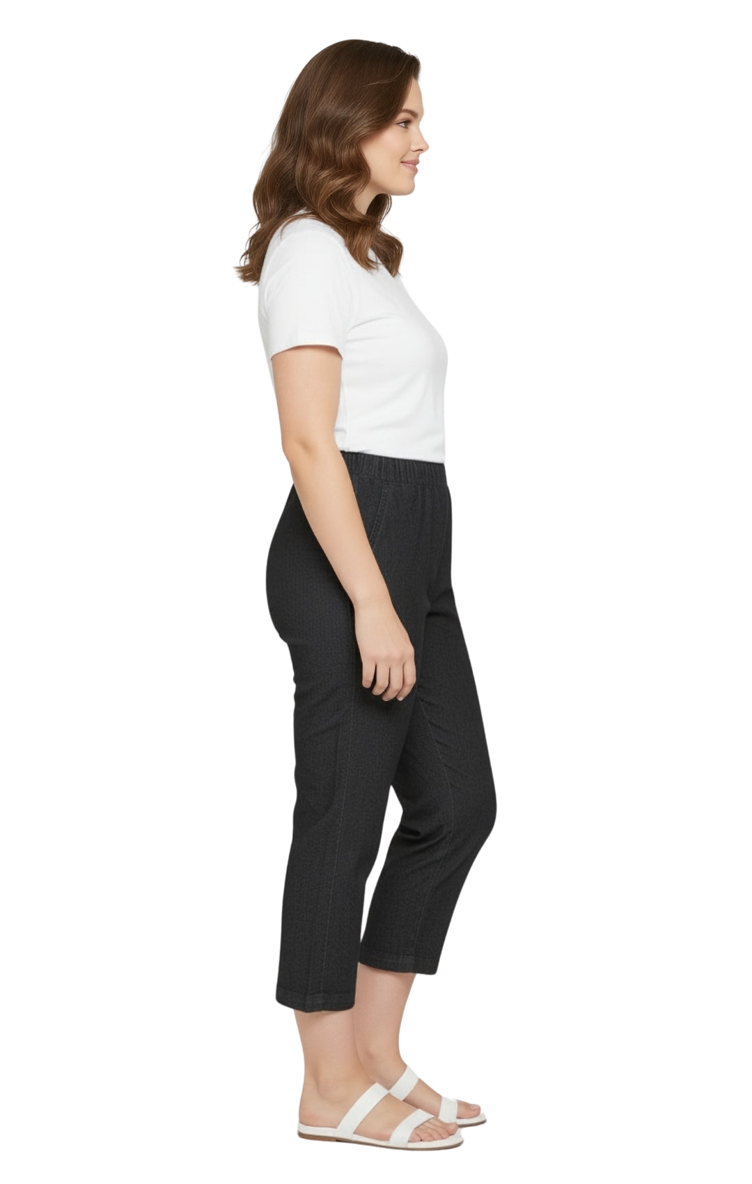 Women's Stretch Denim Capris– Lightweight Stretch 32