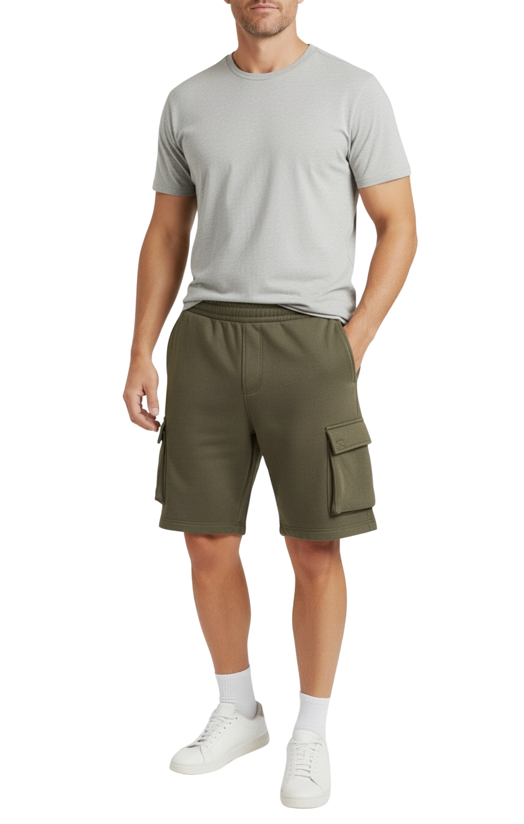 Men's Fleece Cargo Shorts – The Sweat Shorts You'll Wear Everywhere 17