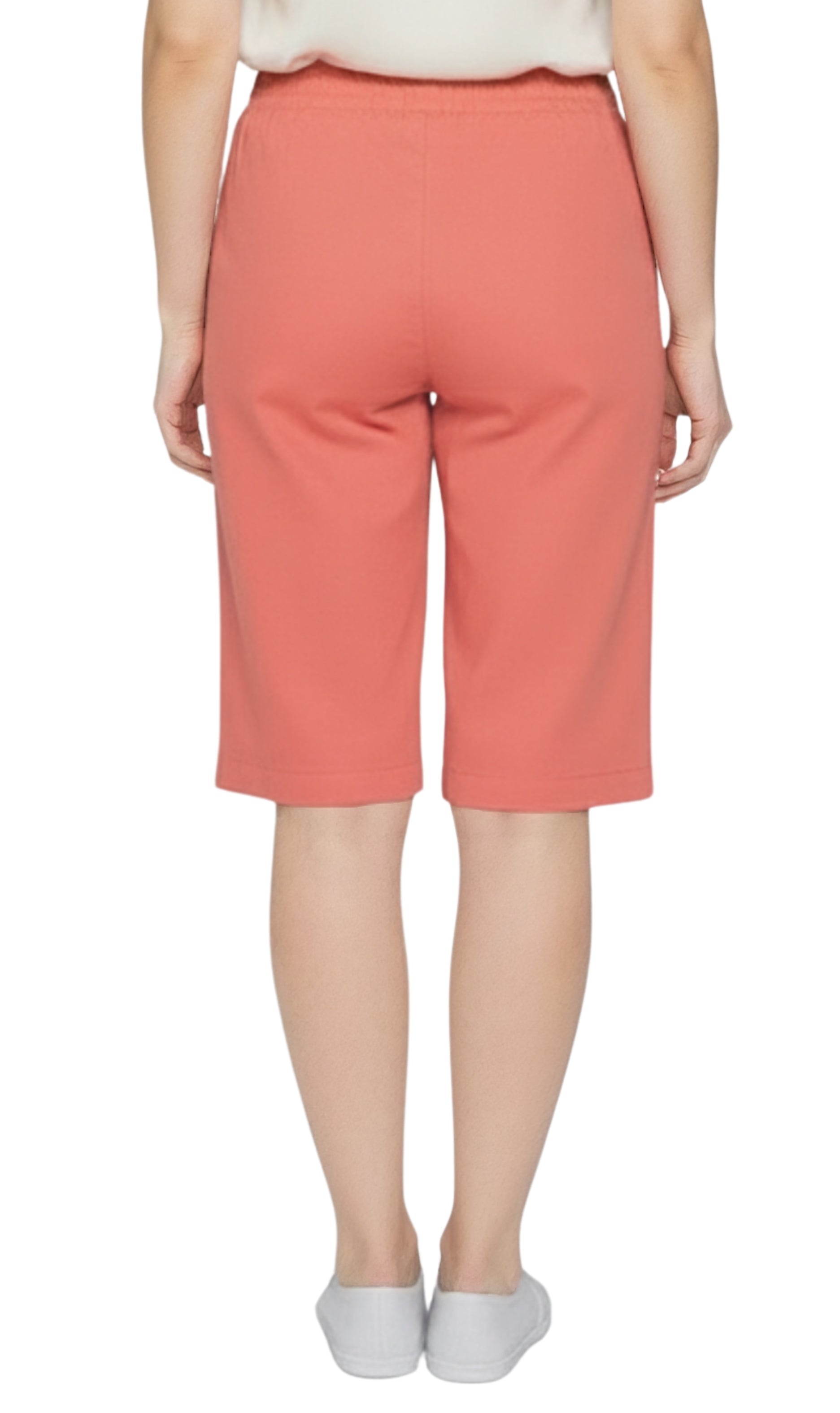 Women's Easy Pull on Bermuda Shorts in Denim and Twill 25