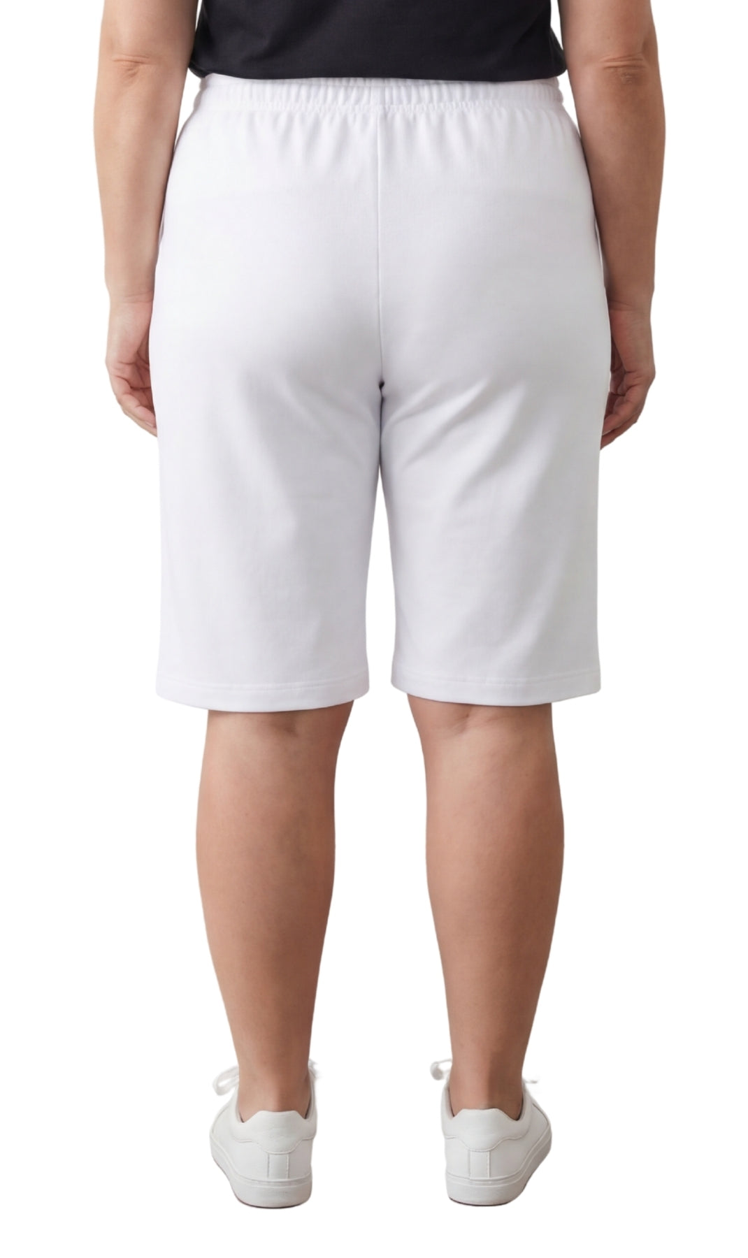 Women's Easy Pull on Bermuda Shorts in Denim and Twill 50