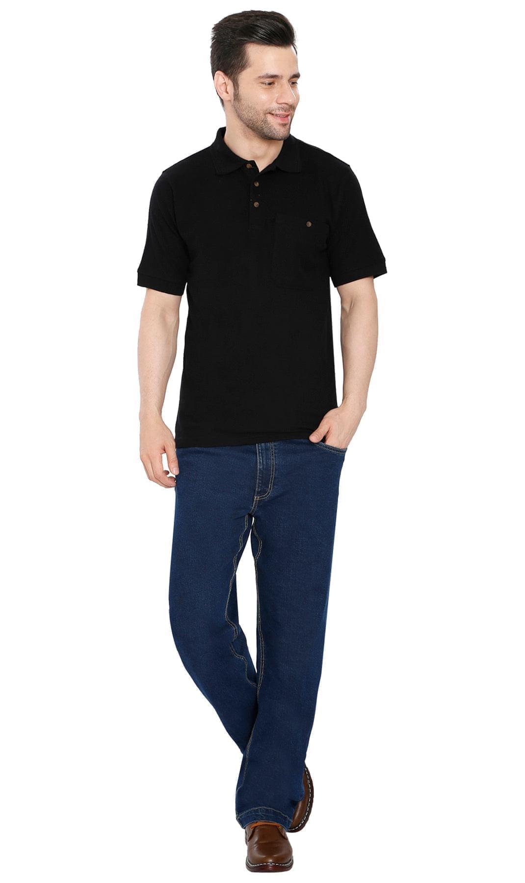 Mens Pique Knit Polo Shirts TURTLE BAY APPAREL