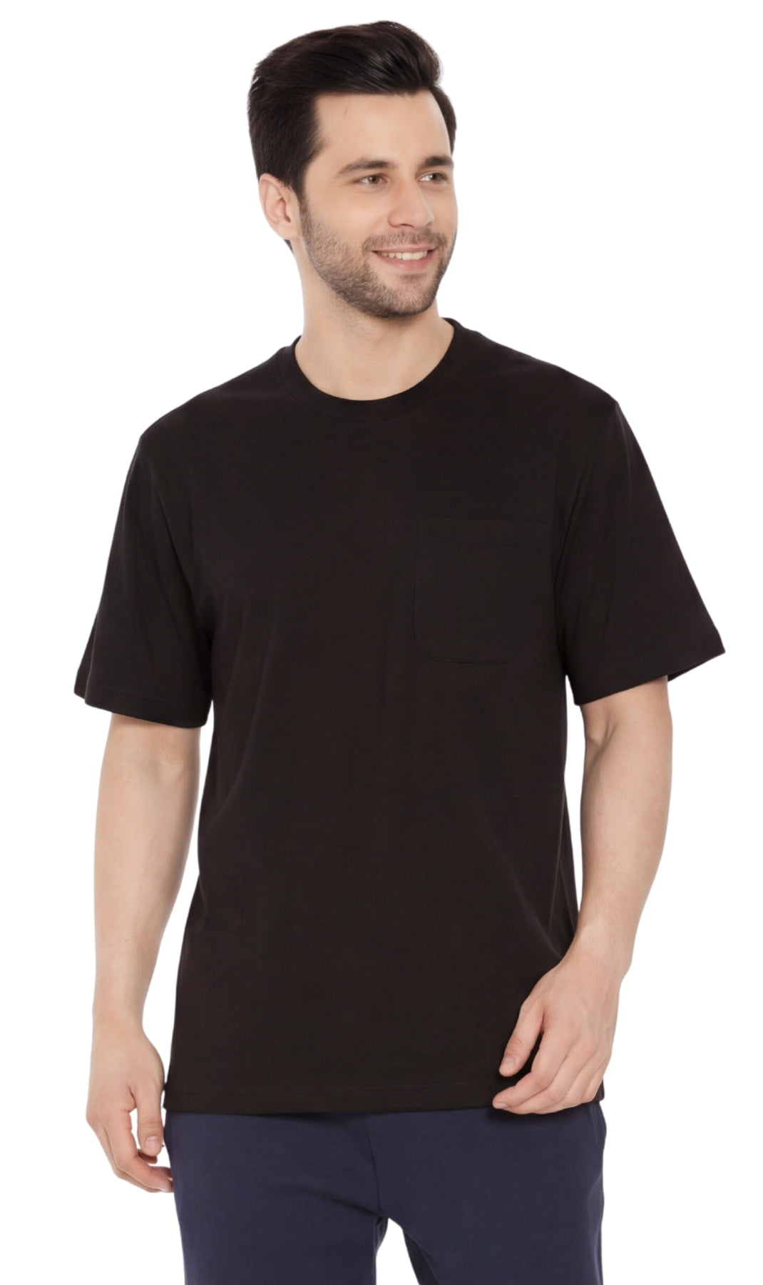 Men's Heavyweight Short Sleeve Crew Neck with Pocket T-Shirt 25