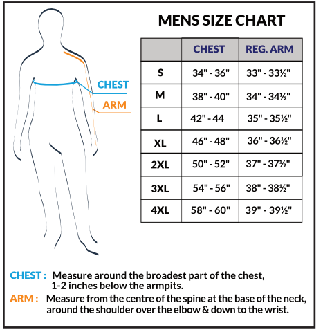 Size chart -Men's Crew Neck Tee Shirt ÔÇô Essential Short Sleeve Tee For Everyday TURTLE BAY APPAREL